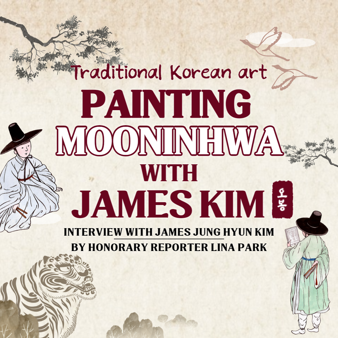 [Kcultureinvan Honorary Reporters] Traditional Korean Art Painting Mooninhwa with James Kim by Lina